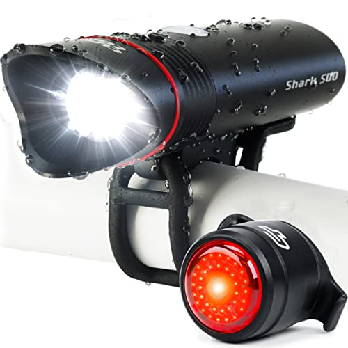 4. Cycle Torch Shark 500 USB Rechargeable Bike Light Set